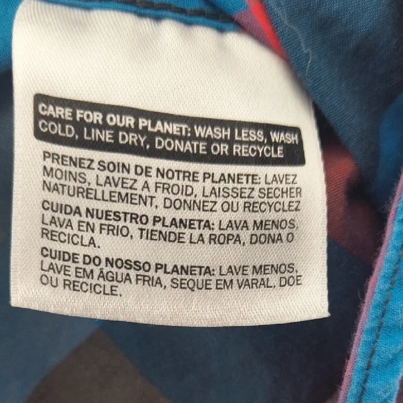 Levi’s Men’s Plaid Button Down Shirt | Multi-Color Blue Red Grey | Size M - Picture 6 of 11